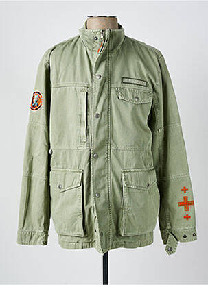 Parka vert HERO SEVEN pour homme