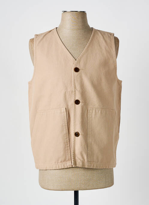 Gilet sans manche beige OLOW pour homme