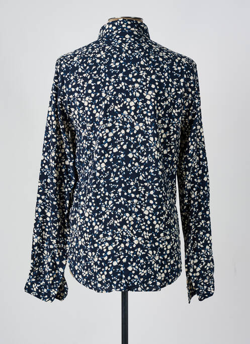 Chemise manches longues bleu IKKS pour homme