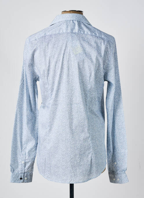 Chemise manches longues bleu IKKS pour homme