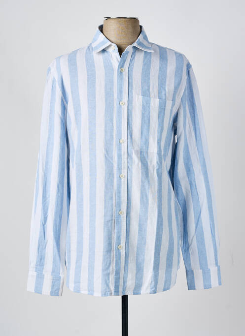Chemise manches longues bleu SCOTCH & SODA pour homme