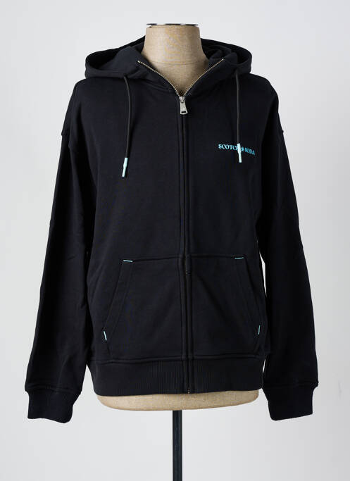 Veste casual noir SCOTCH & SODA pour homme