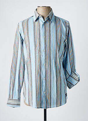 Chemise manches longues imprimé rayures bleu SCOTCH & SODA homme