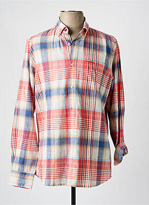 Chemise manches longues coupe droite orange NEW ZEALAND AUCKLAND homme