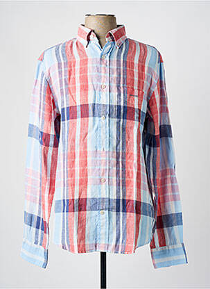 Chemise manches longues coupe droite bleu GANT homme