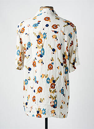 Chemise manches courtes imprimé fantaisie blanc MATINIQUE homme