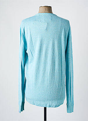 Pull tissage chiné manches longues bleu SCOTCH & SODA homme