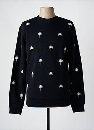 Sweat-shirt broderie manches longues noir SCOTCH & SODA homme