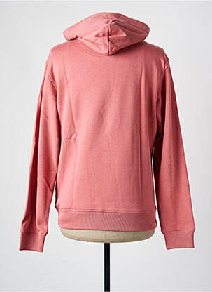 Sweat-shirt à capuche poches manches longues rose SCOTCH & SODA homme