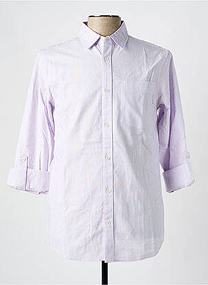 Chemise manches longues imprimé rayures violet SCOTCH & SODA homme