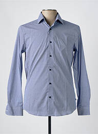 Chemise manches longues imprimé fantaisie bleu MATINIQUE homme