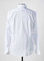 Chemise manches longues blanc FIL NOIR pour homme seconde vue