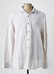 Chemise manches longues blanc MCS pour homme seconde vue