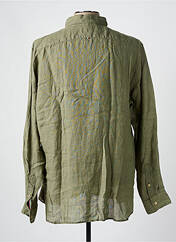 Chemise manches longues vert FIL NOIR pour homme seconde vue