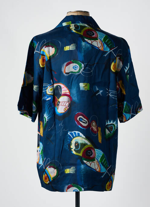 Chemise manches courtes bleu SCOTCH & SODA pour homme