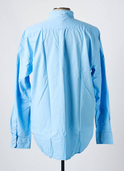 Chemise manches longues bleu GANT pour homme