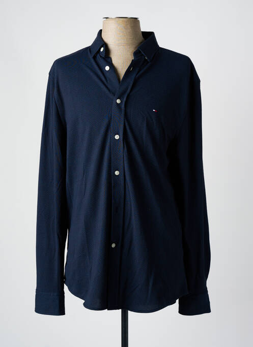 Chemise manches longues bleu TOMMY HILFIGER pour homme