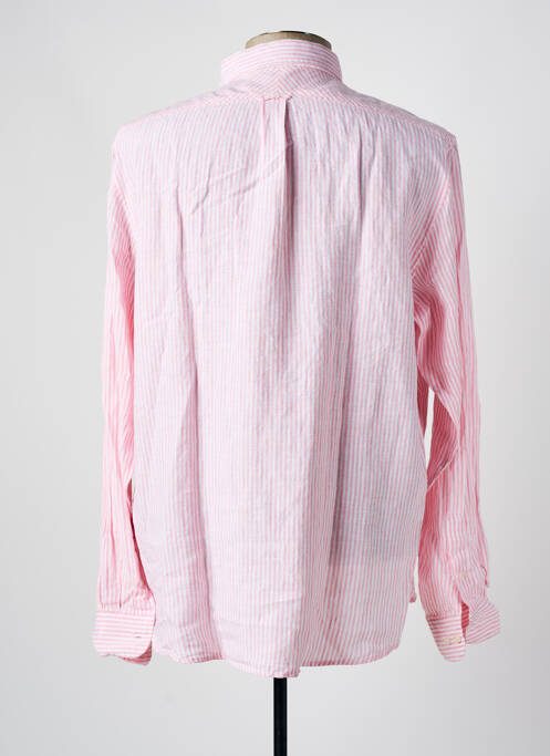 Chemise manches longues rose EL GANSO pour homme