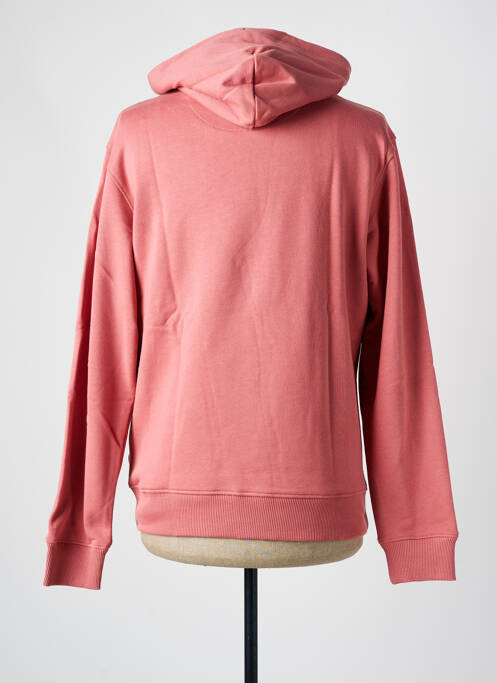 Sweat-shirt à capuche rose SCOTCH & SODA pour homme