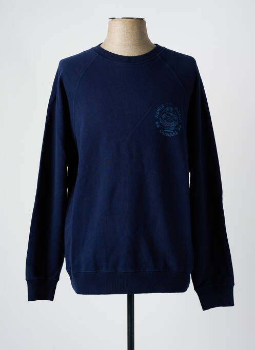 Sweat-shirt bleu EDWIN pour homme