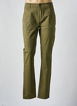 Pantalon chino tissage popeline taille normale vert DSTREZZED homme