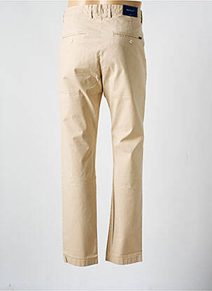Pantalon chino tissage popeline taille normale beige GANT homme