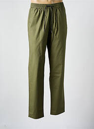Pantalon chino tissage popeline taille normale vert TOMMY HILFIGER homme