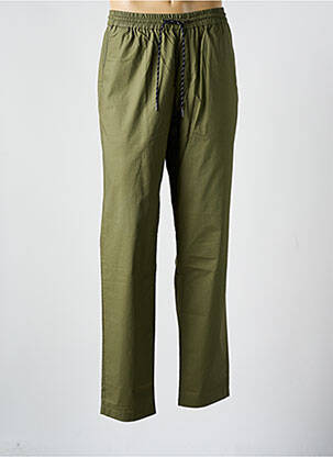 Pantalon chino tissage popeline taille normale vert TOMMY HILFIGER homme