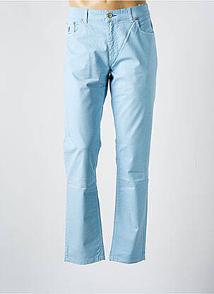 Pantalon slim tissage popeline taille normale bleu MCLASSICS homme