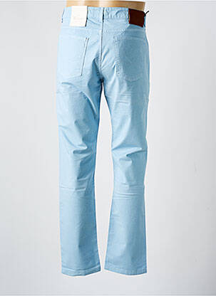 Pantalon slim tissage popeline taille normale bleu MCLASSICS homme