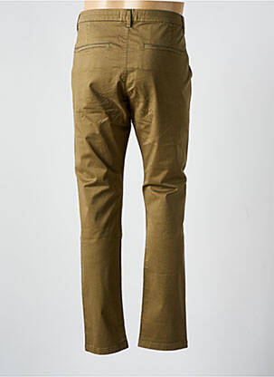 Pantalon chino tissage popeline taille normale vert IKKS homme