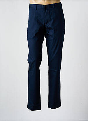Pantalon chino tissage popeline taille normale bleu GANT homme
