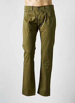 Pantalon slim stretch taille normale vert MCS homme