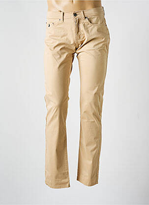 Pantalon slim stretch taille normale beige MCS homme