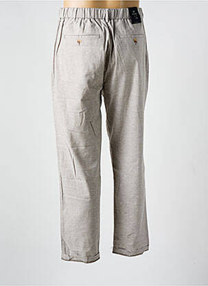 Pantalon chino fermeture zippée sous rabat boutonné taille normale gris MATINIQUE femme