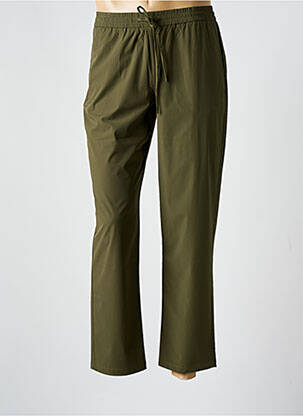 Pantalon chino tissage popeline taille normale vert HERO SEVEN homme