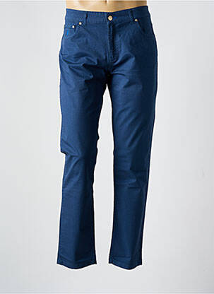 Pantalon slim tissage popeline taille normale bleu MCLASSICS homme