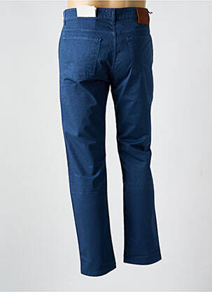 Pantalon slim tissage popeline taille normale bleu MCLASSICS homme