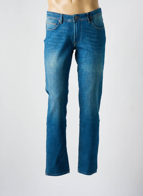 Jeans coupe slim bleu IKKS pour homme
