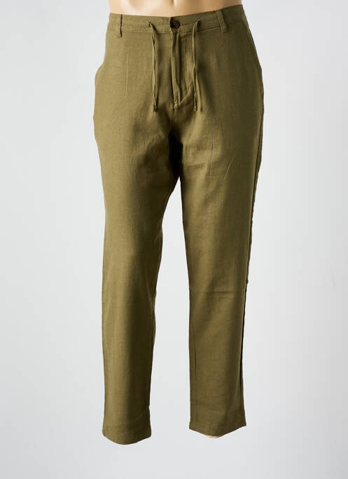 Pantalon chino vert SELECTED pour homme