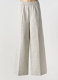 Pantalon large poches taille normale gris GRACE & MILA femme
