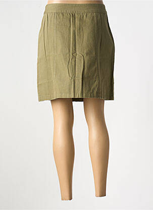 Jupe courte coupe droite vert LA PETITE ETOILE femme