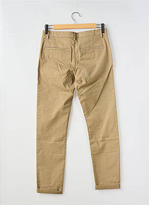 Pantalon chino stretch taille normale marron IKKS homme