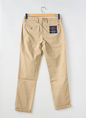 Pantalon chino stretch taille normale beige TOMMY HILFIGER homme