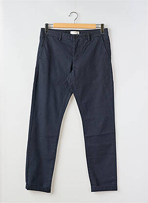 Pantalon chino taille basse taille basse bleu IKKS femme