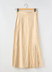 Jupe longue beige THINKING MU pour femme seconde vue