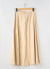 Jupe longue beige THINKING MU pour femme seconde vue