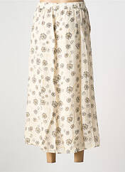 Jupe longue beige VILA pour femme seconde vue