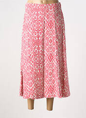 Jupe longue rose ICHI pour femme seconde vue