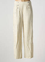 Pantalon droit beige VILA pour femme seconde vue